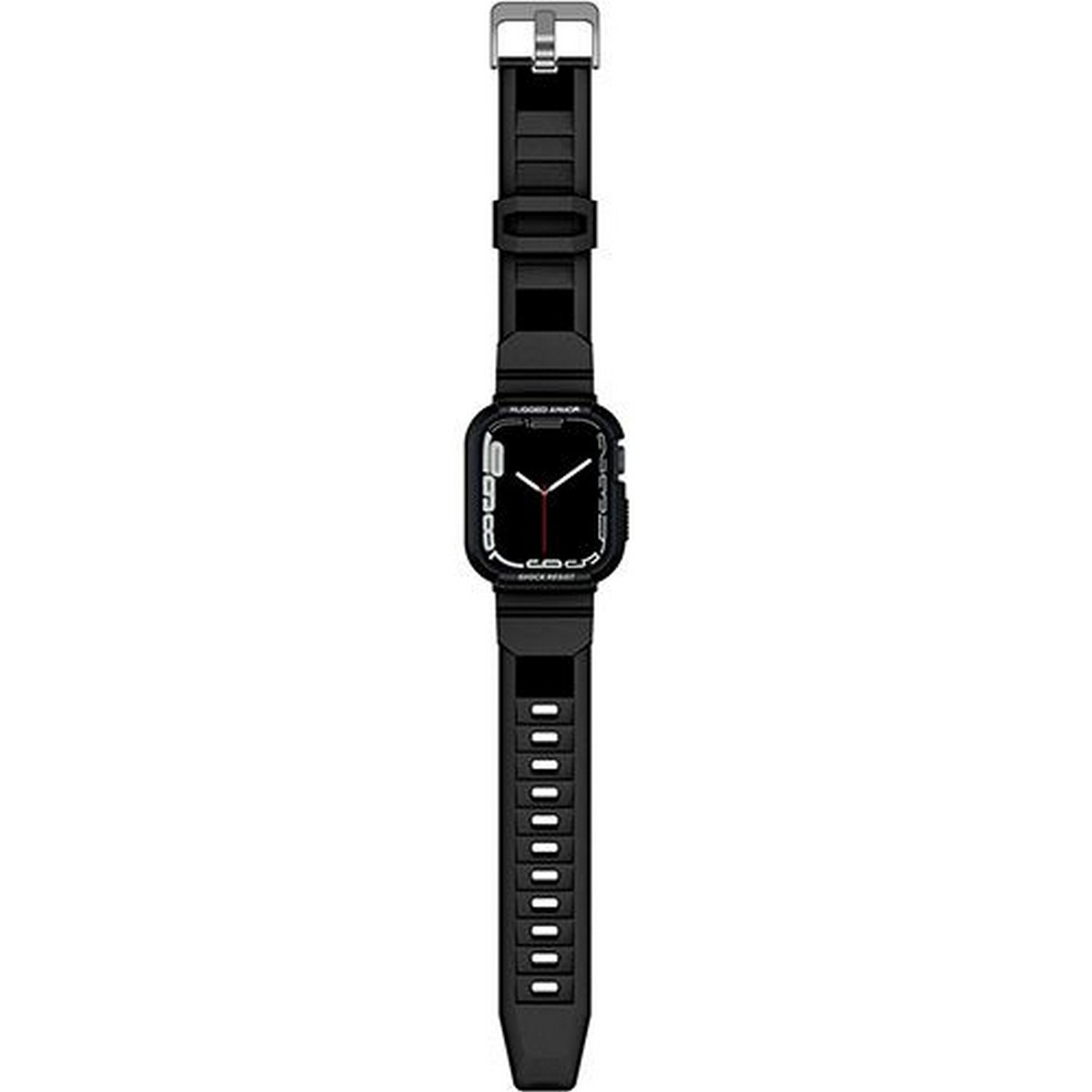 Bracelete + Capa de Proteção Spigen Rugged Armor para Apple Watch Series 7 / SE / 6 / 5 / 4 - Preto 10