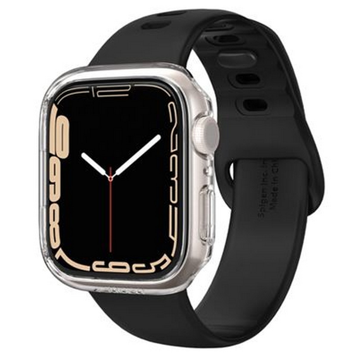 Capa Tpu Spigen para Apple Watch 7 41mm - Transparente 2