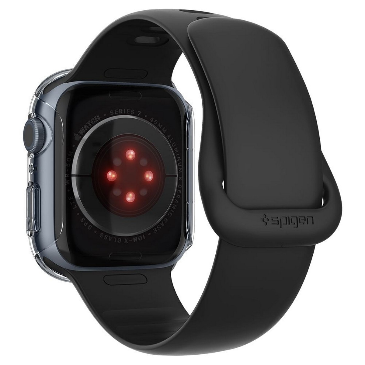 Capa de Proteção Spigen Thin Fit para Apple Watch 7 (45MM) Cristal - Transparente 3