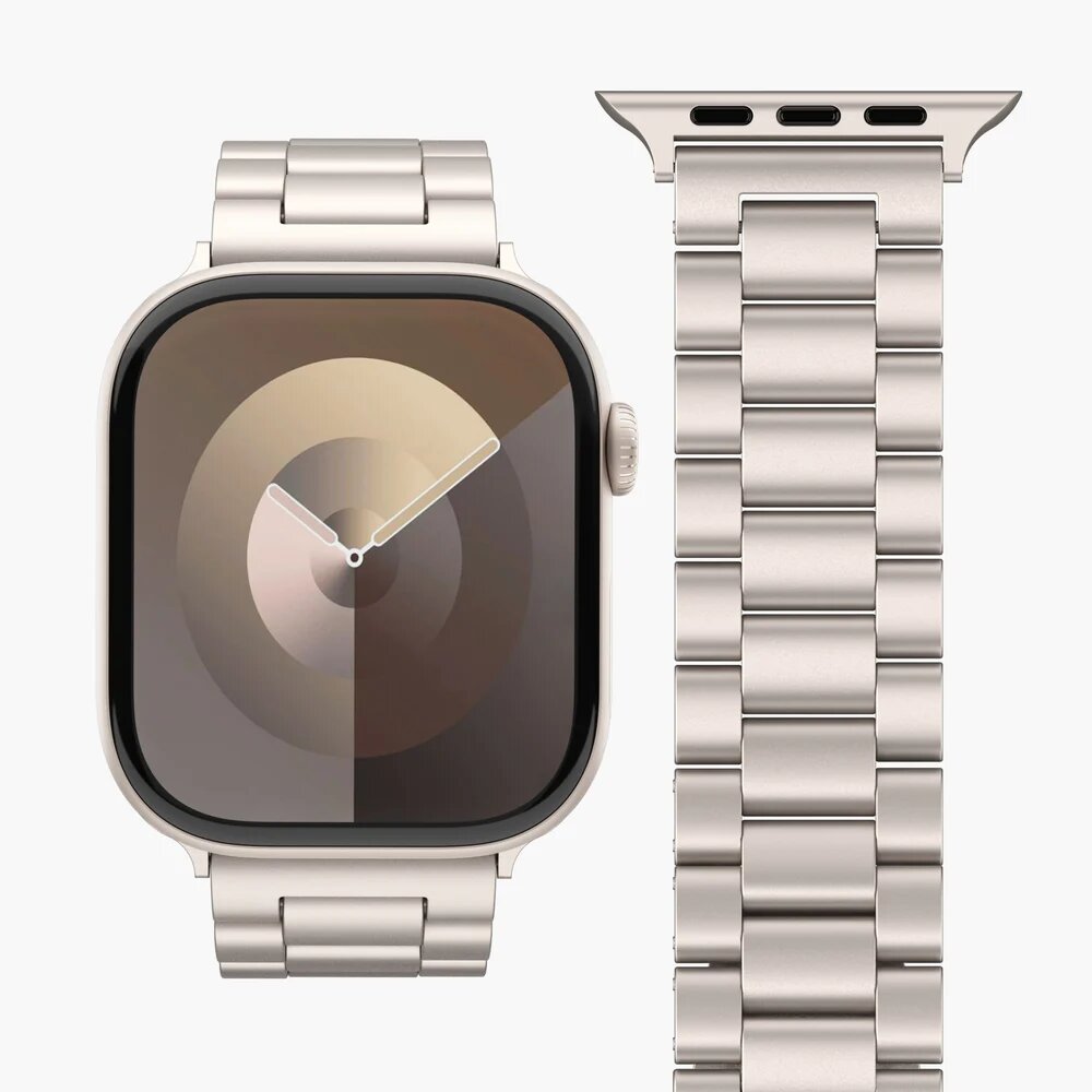 Imagem 0 de Bracelete Vonmaehlen Link Bracelet 2 para Apple Watch - Champagne - 40-42mm