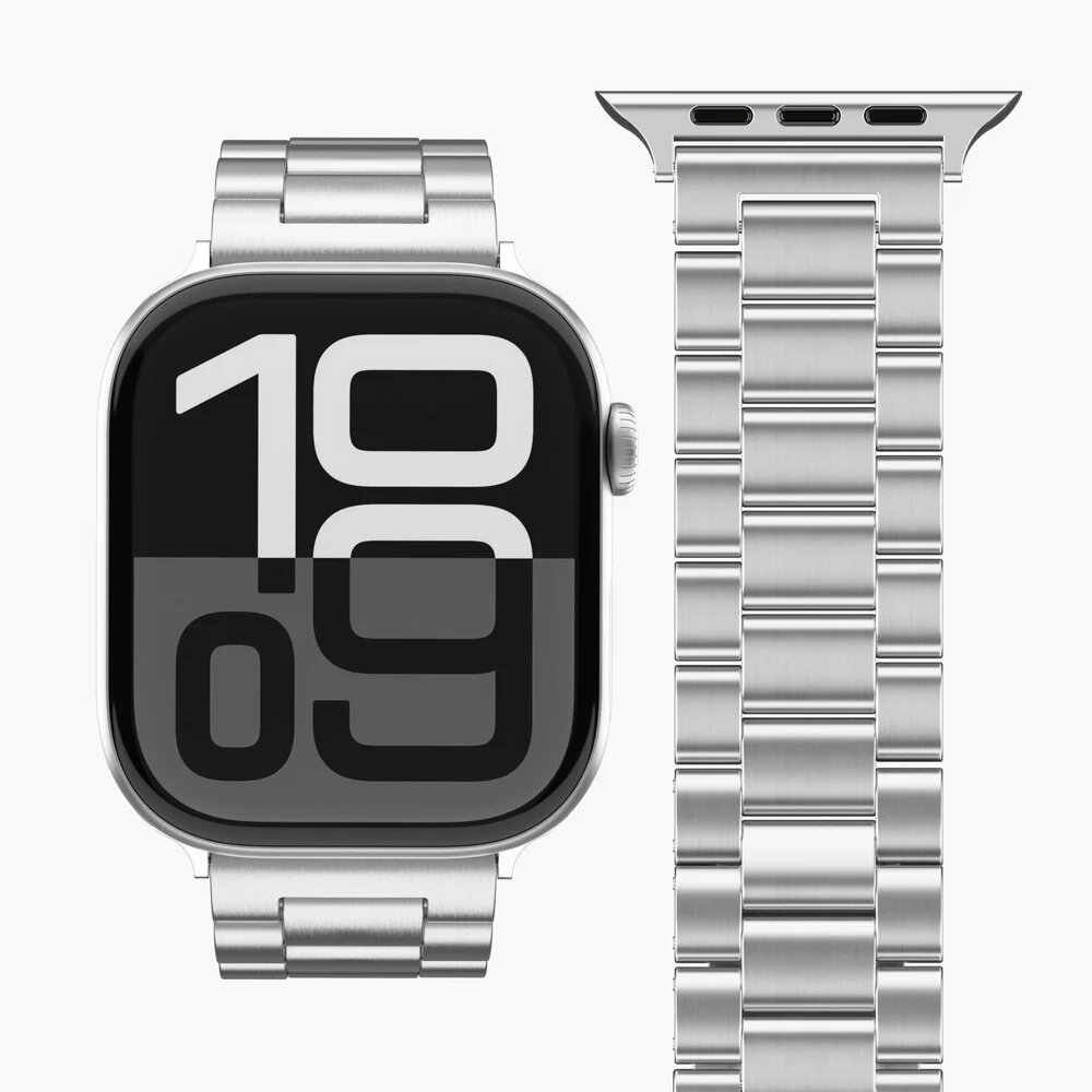 Imagem 0 de Bracelete Vonmaehlen Link Bracelet 2 para Apple Watch - Silver - 40-42mm