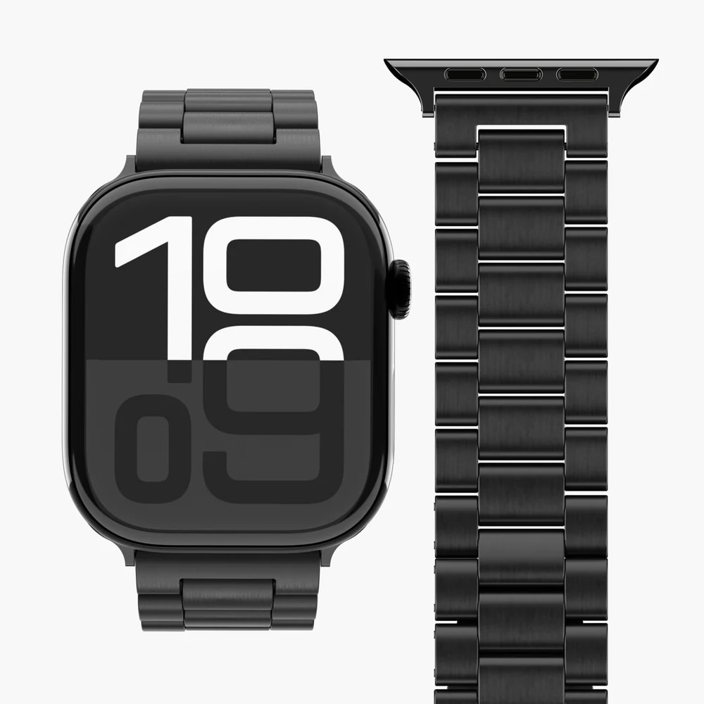 Imagem 0 de Bracelete Vonmaehlen Link Bracelet 2 para Apple Watch - Preto - 44-49mm