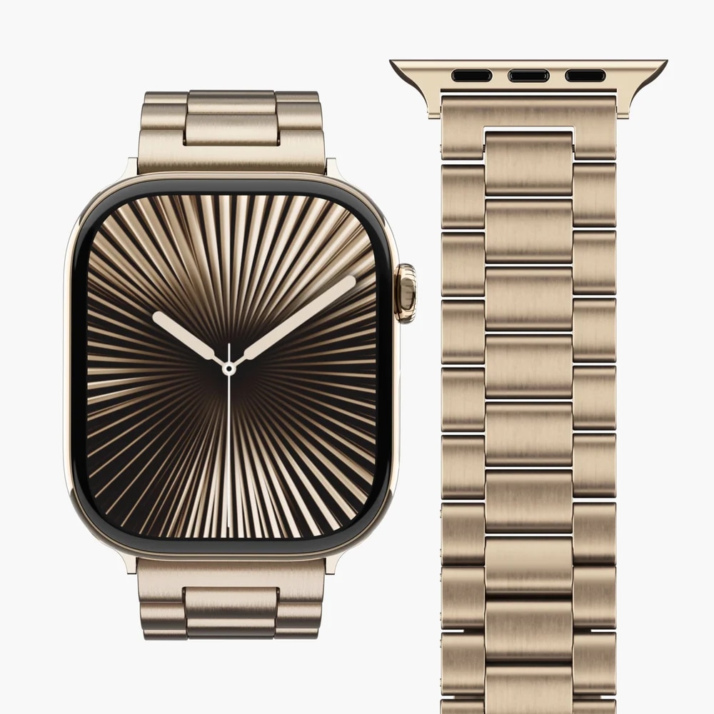 Imagem 0 de Bracelete Vonmaehlen Link Bracelet 2 para Apple Watch - Sunset Gold - 44-49mm