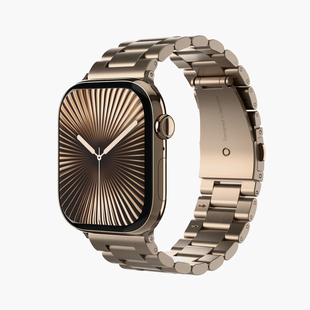 Bracelete Vonmaehlen Link Bracelet 2 para Apple Watch - Sunset Gold - 44-49mm Gold-2