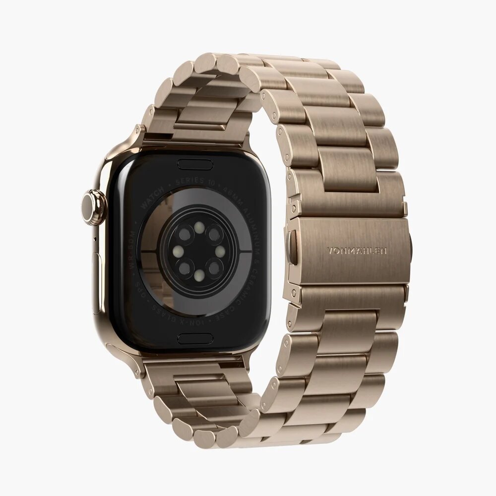 Bracelete Vonmaehlen Link Bracelet 2 para Apple Watch - Sunset Gold - 44-49mm Gold-3