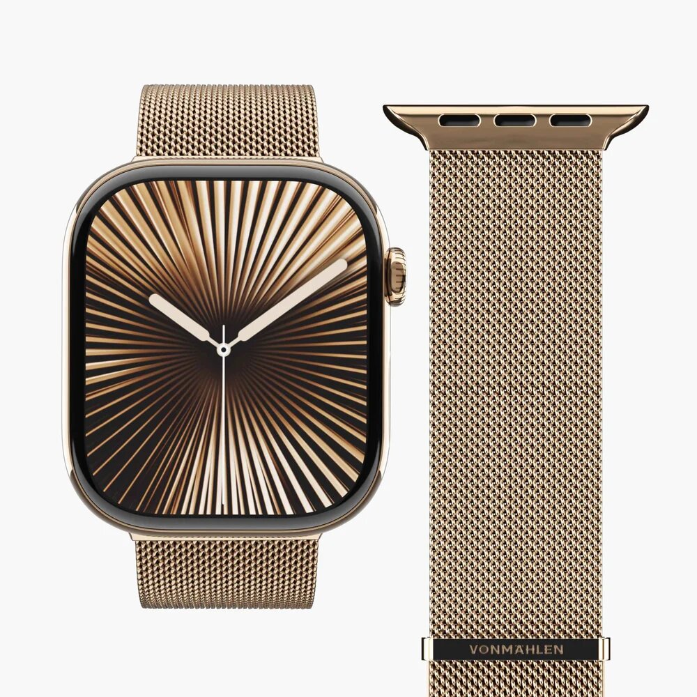 Imagem 0 de Bracelete Vonmaehlen Milanese Loop 2 para Apple Watch - Sunset Gold - 40-42mm