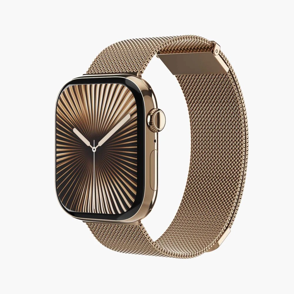 Bracelete Vonmaehlen Milanese Loop 2 para Apple Watch - Sunset Gold - 40-42mm Gold-2