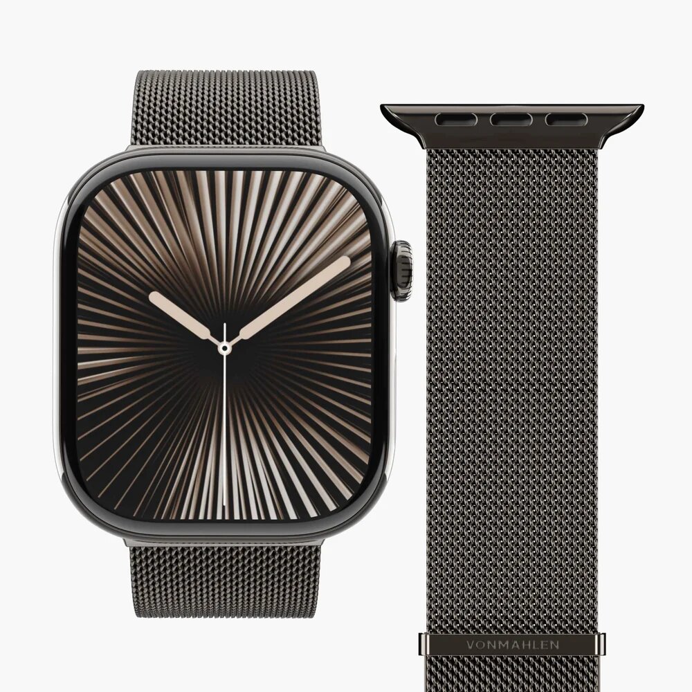 Imagem 0 de Bracelete Vonmaehlen Milanese Loop 2 para Apple Watch - Granite Gray - 44-49mm