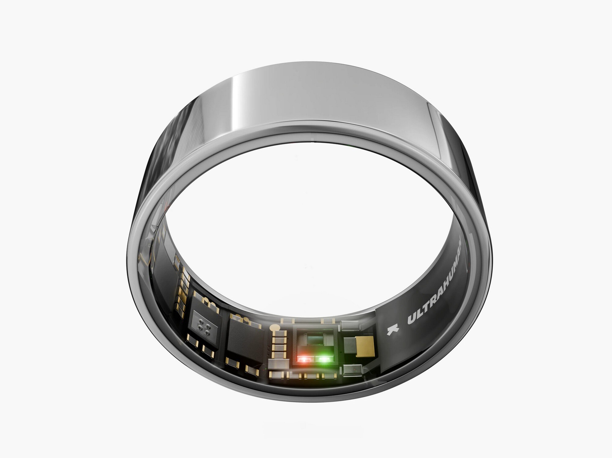 Anel Inteligente Ultrahuman Ring AIR Tamanho 14 Smart Ring - Space Silver Silver-4
