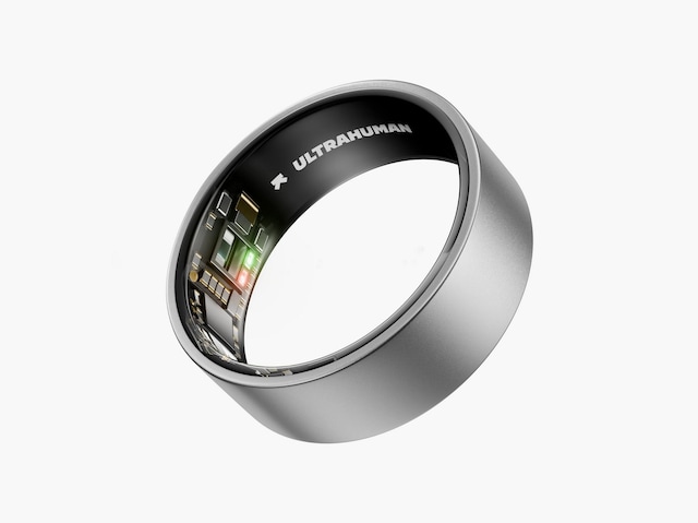 Imagem 0 de Anel Inteligente Ultrahuman Ring AIR Tamanho 13 Smart Ring - Raw Titanium