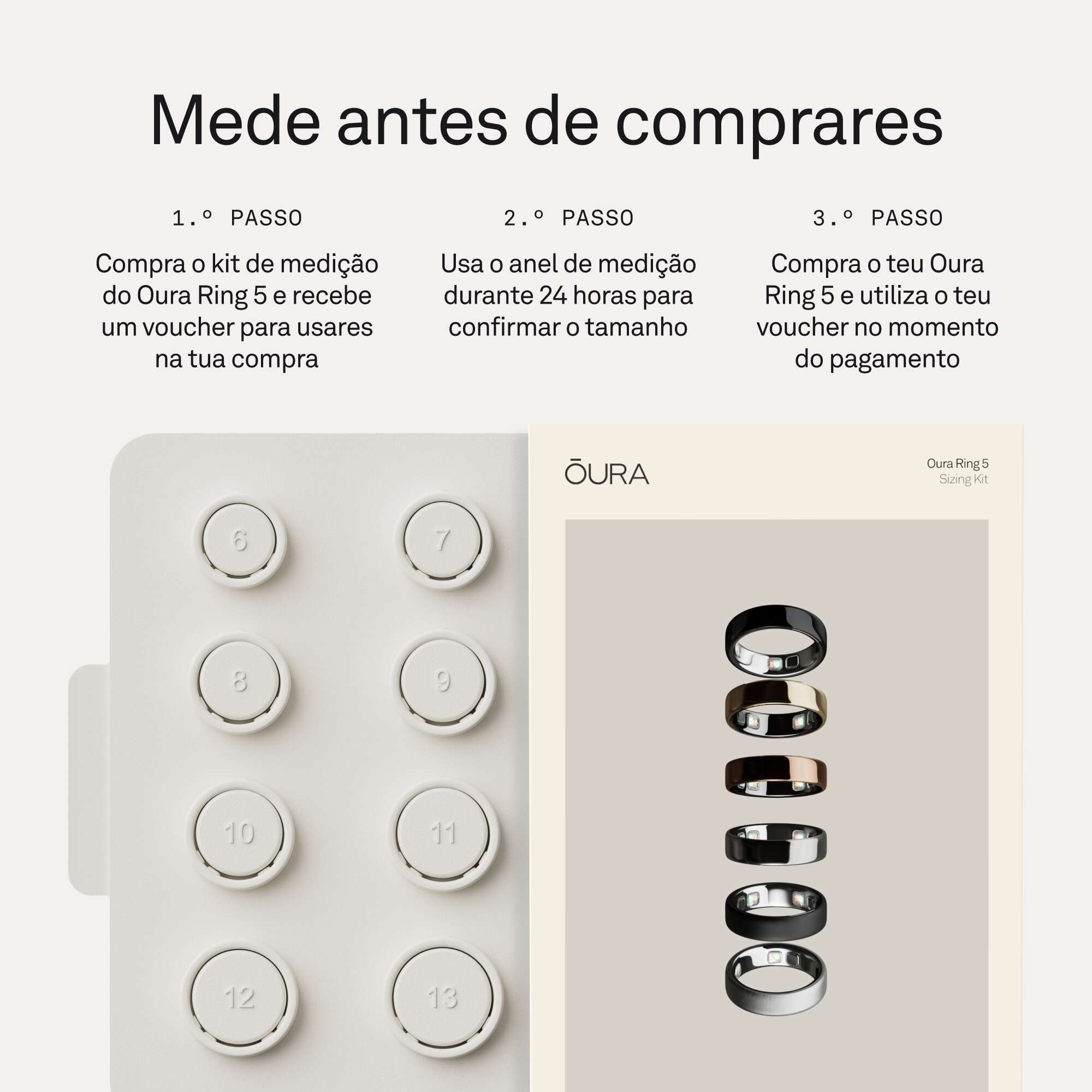 Anel Inteligente Oura Ring 5 Ouro-6