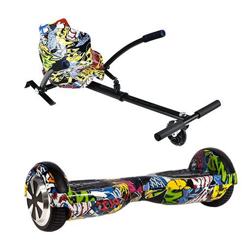 Imagem 0 de Pack Hoveboard UrbanGlide 65 Lite - Multicolor + UrbanGlide Kart Pilot - Multicolor