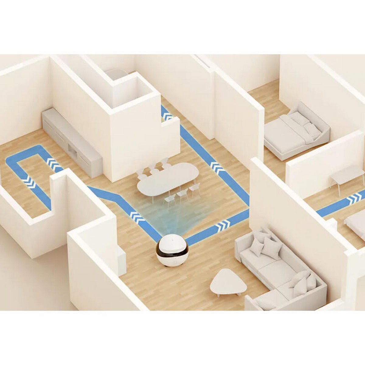 Robot de Companhia Enabot EBO SE 32GB - Branco 9