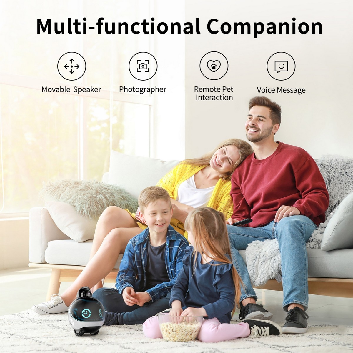 Robot de Companhia Enabot EBO X 64GB - Branco 6