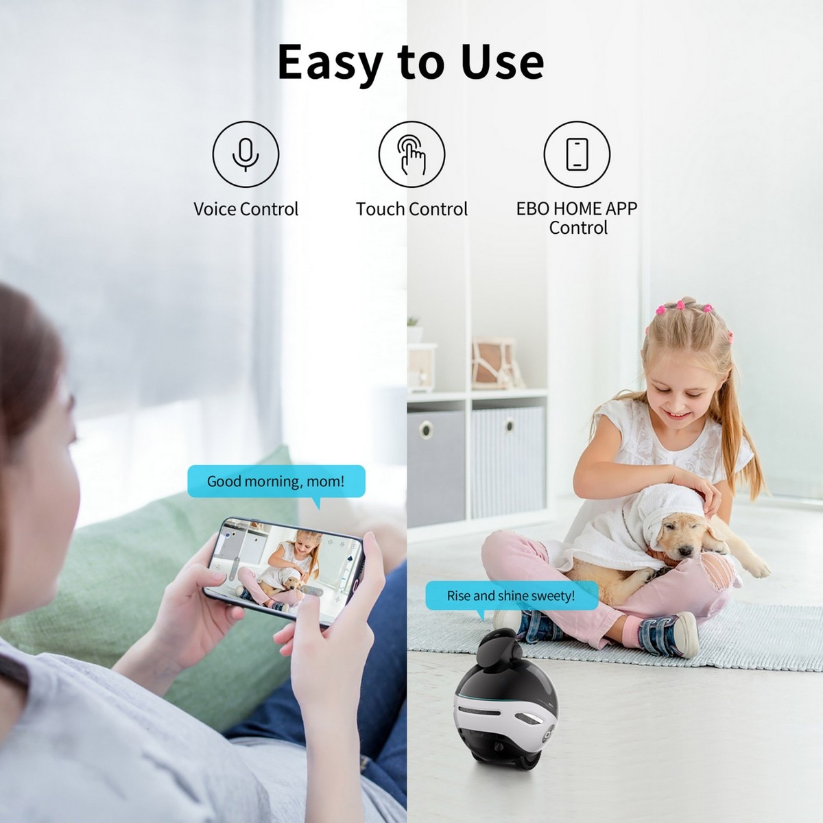 Robot de Companhia Enabot EBO X 64GB - Branco 8