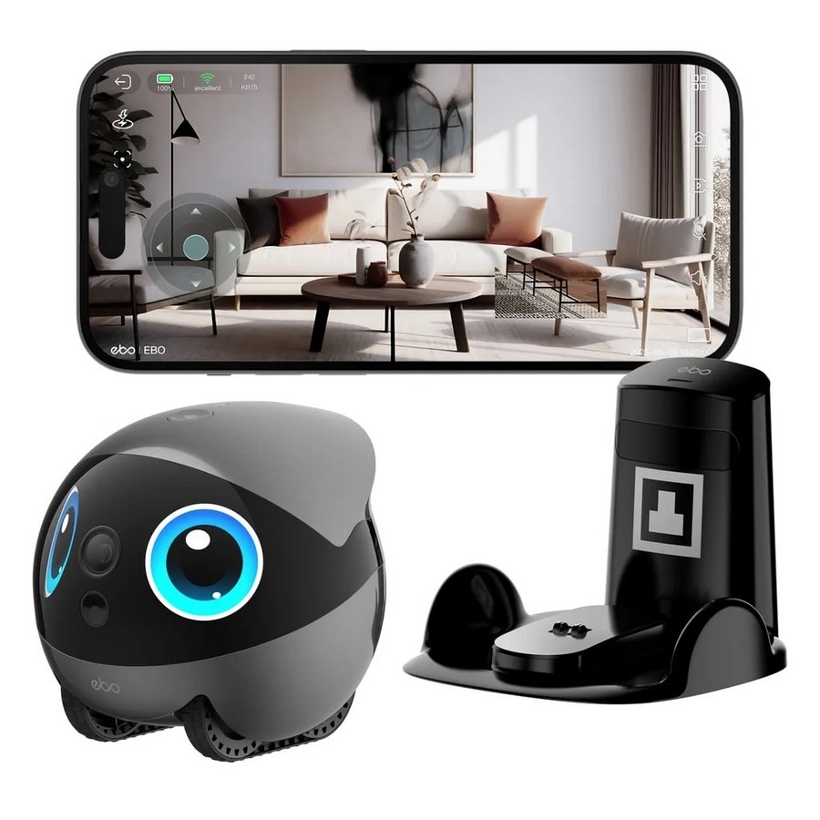 Imagem 0 de Robot de Companhia Enabot Inteligente Controlado por IA Ebo Air 2 Plus - Orbit Grey