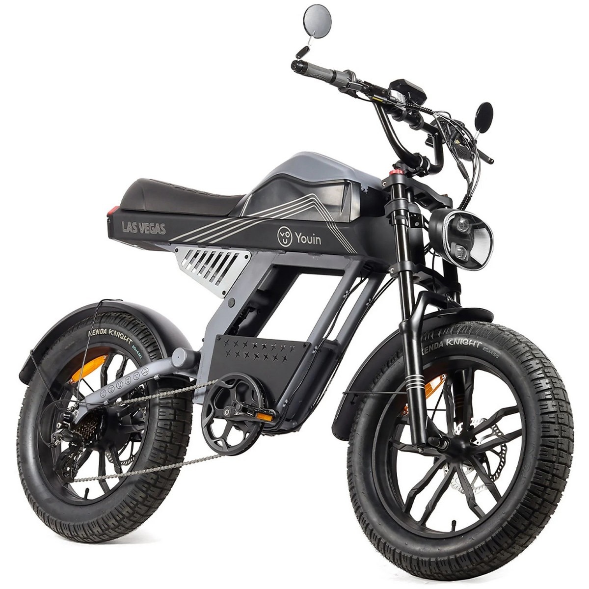 Imagem 0 de Bicicleta Elétrica Youin Las Vegas BK7100 Urban Style Fat 20 - Cinzento