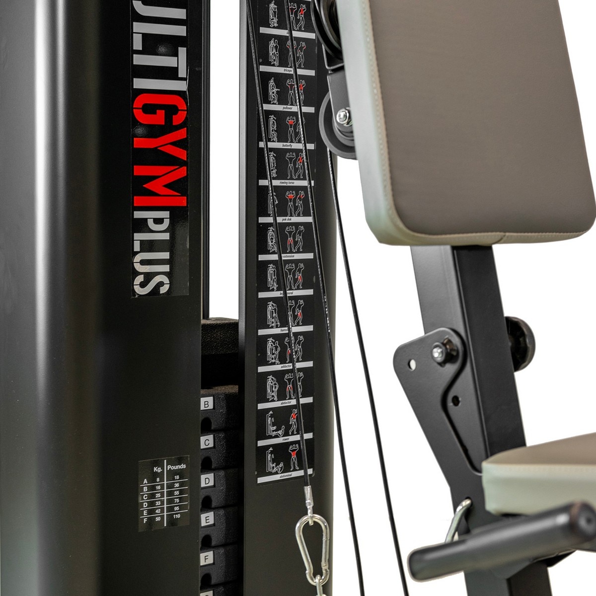 Máquina de Musculação Multygim Plus 8