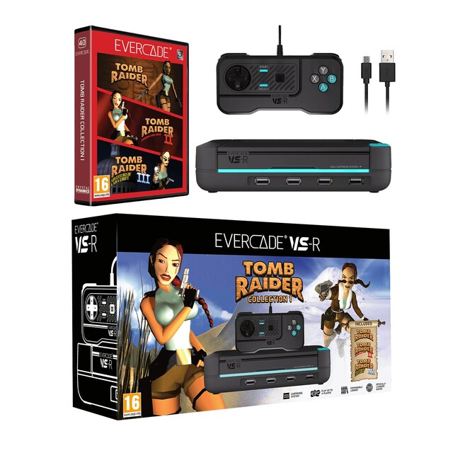 Imagem 0 de Blaze Evercade VS-R Consola Retro + Tomb Raider Collection 1