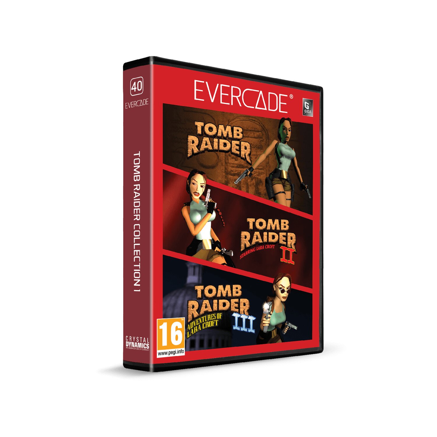 Blaze Evercade VS-R Consola Retro + Tomb Raider Collection 1 2