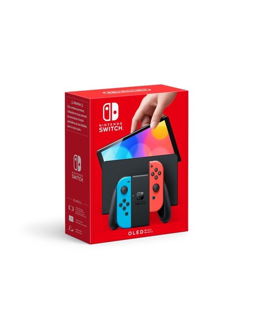 Imagem 0 de Consola Nintendo Switch Versão OLED - Azul Néon/Vermelho Néon