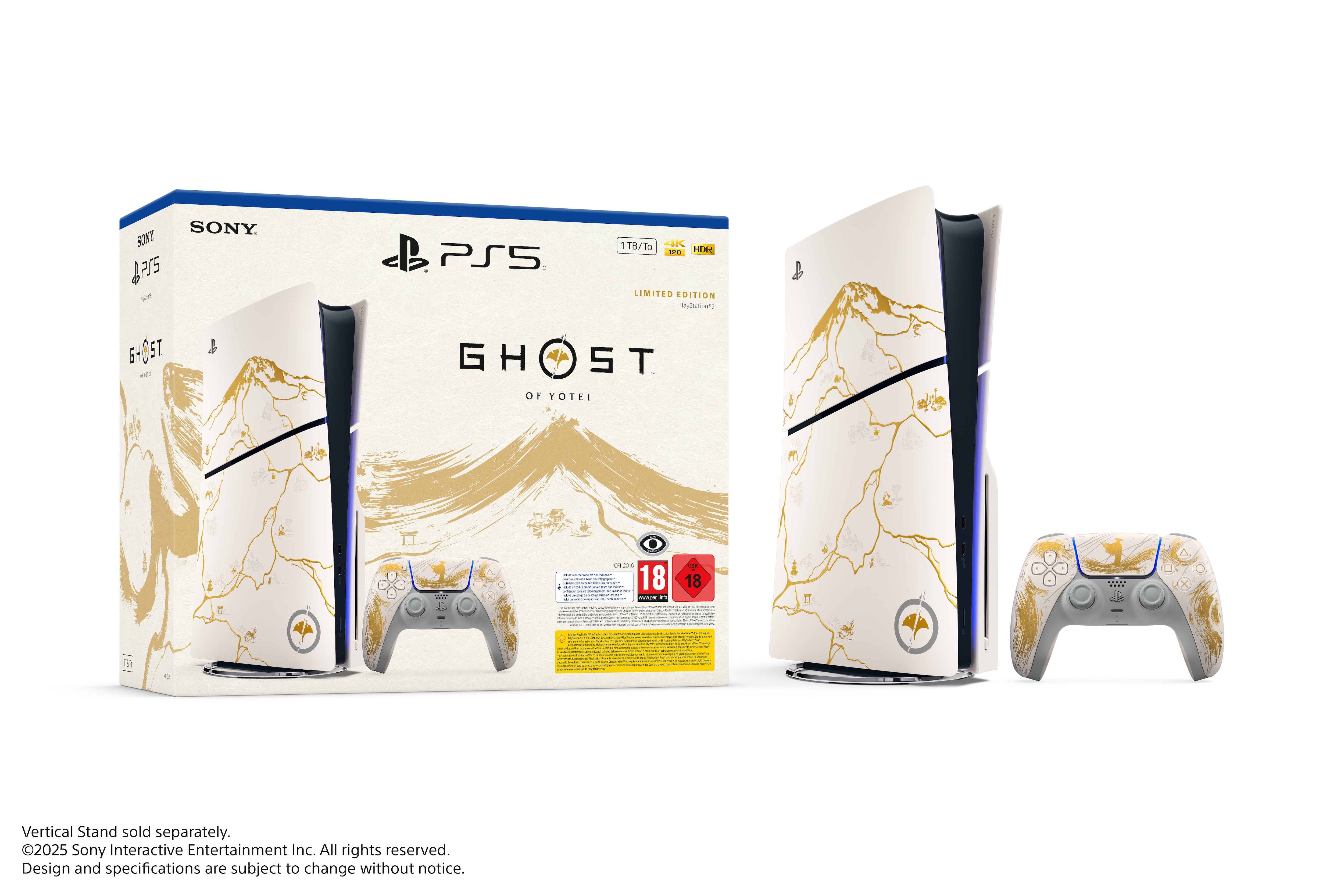 Consola PlayStation 5: Pack de Edição Limitada Ghost of Yõtei 1