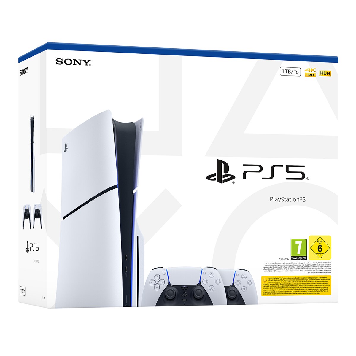 Consola PlayStation 5 + 2 Comandos DualSense 1