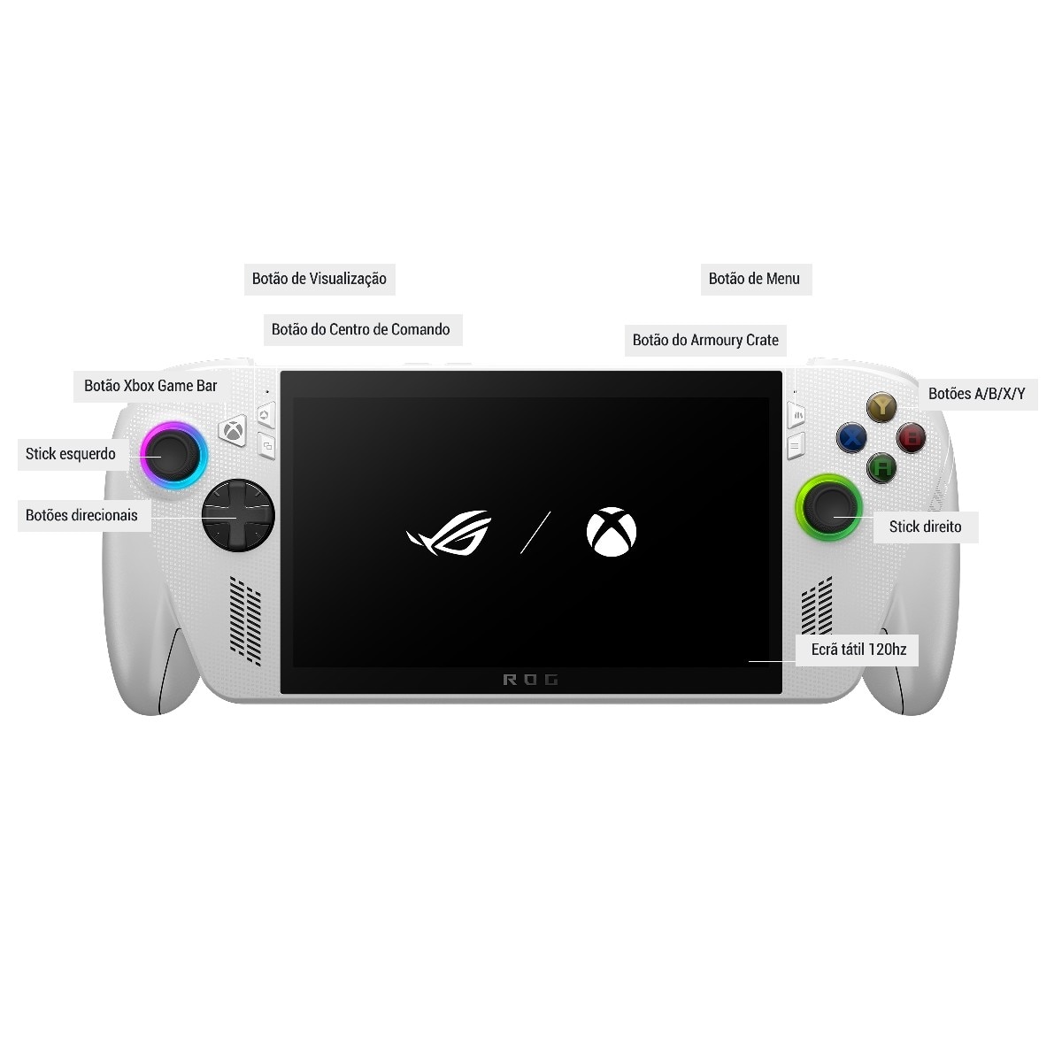 Consola Portátil ROG Xbox Ally RC73YA-NH002W | Ryzen Z2 A | 16GB | 512GB SSD - Branco 11