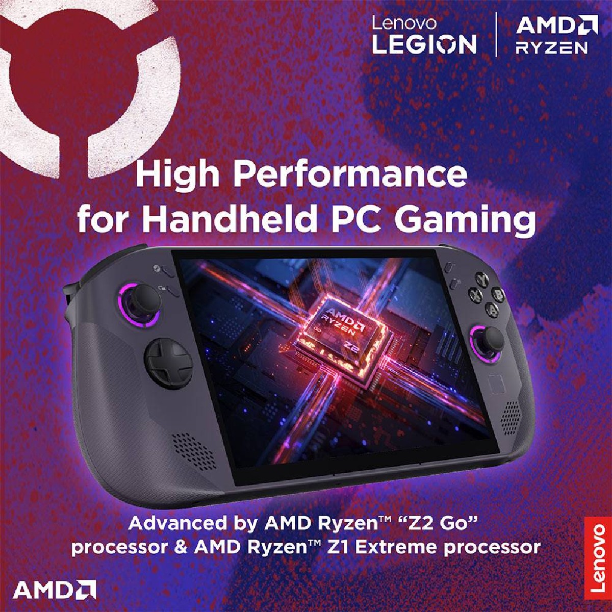 Consola Portátil Lenovo Legion Go S 8.0" Ryzen Z1 Extreme 16GB/1TB SteamOS Nebula Violet 3