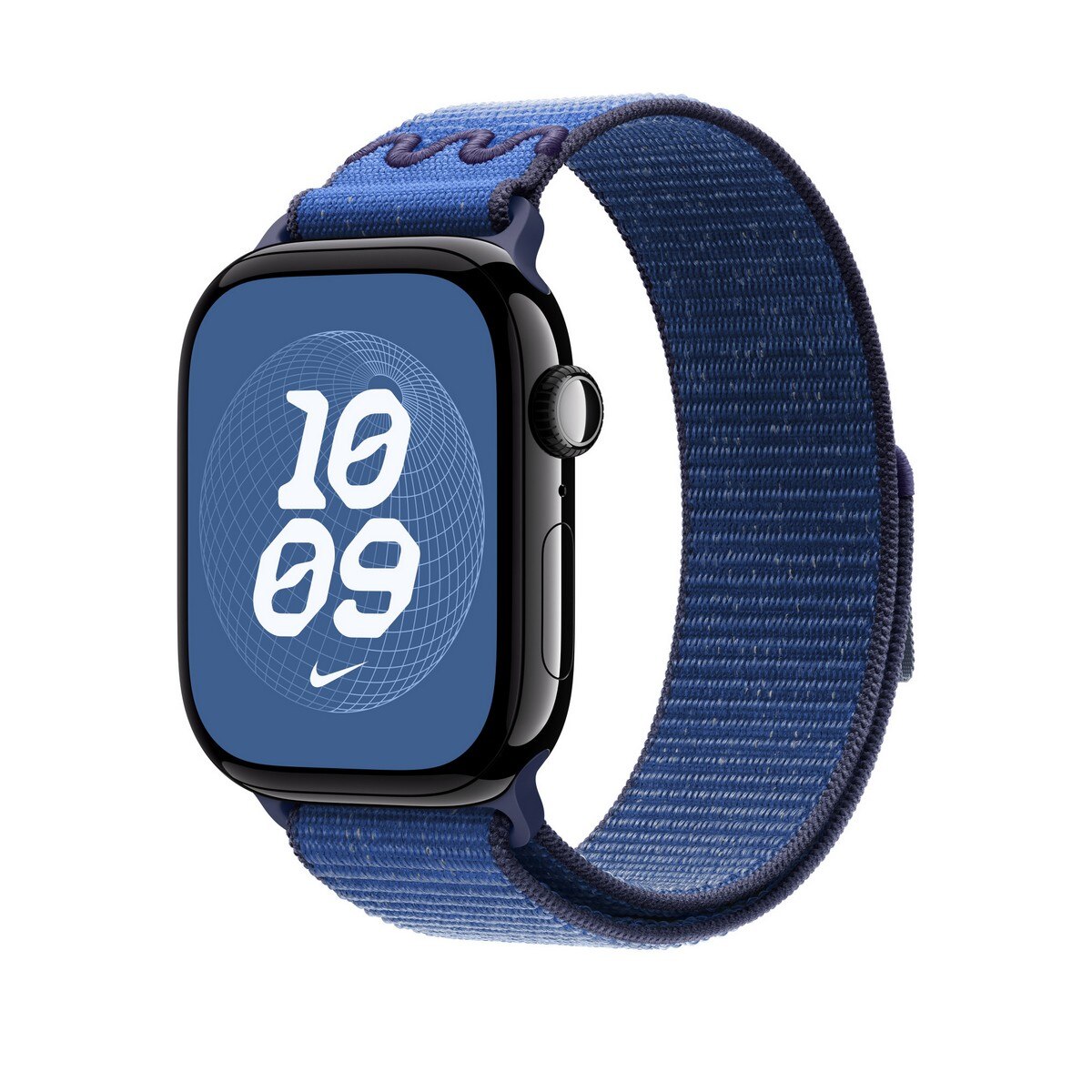 Bracelete Apple Loop Nike Sport de 46 mm - Blue Ribbon Azul Cetim-2