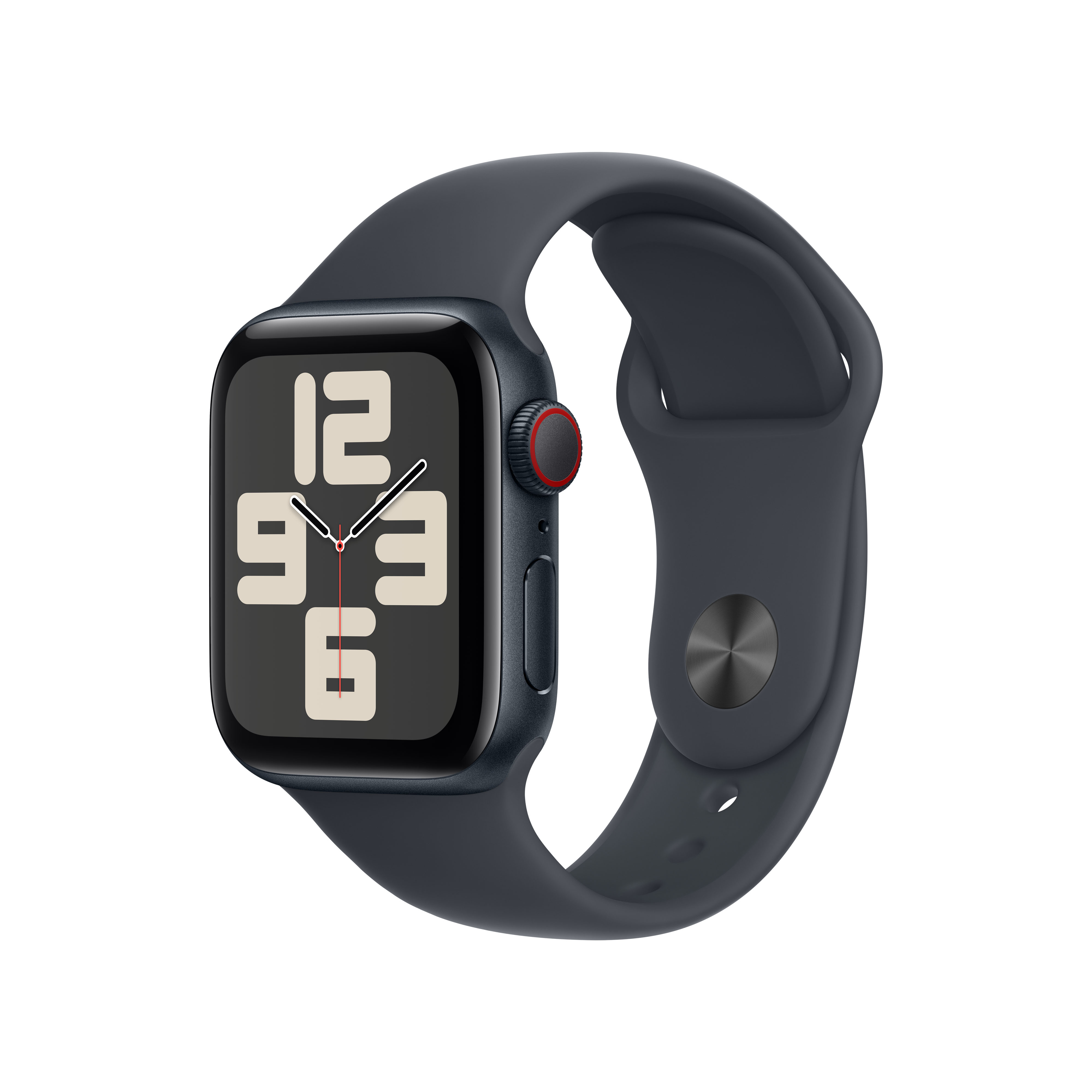 Imagem 0 de Apple Watch SE GPS + Cellular 40mm - Alumínio Midnight com Bracelete Desportiva Midnight (Tam. M/L)