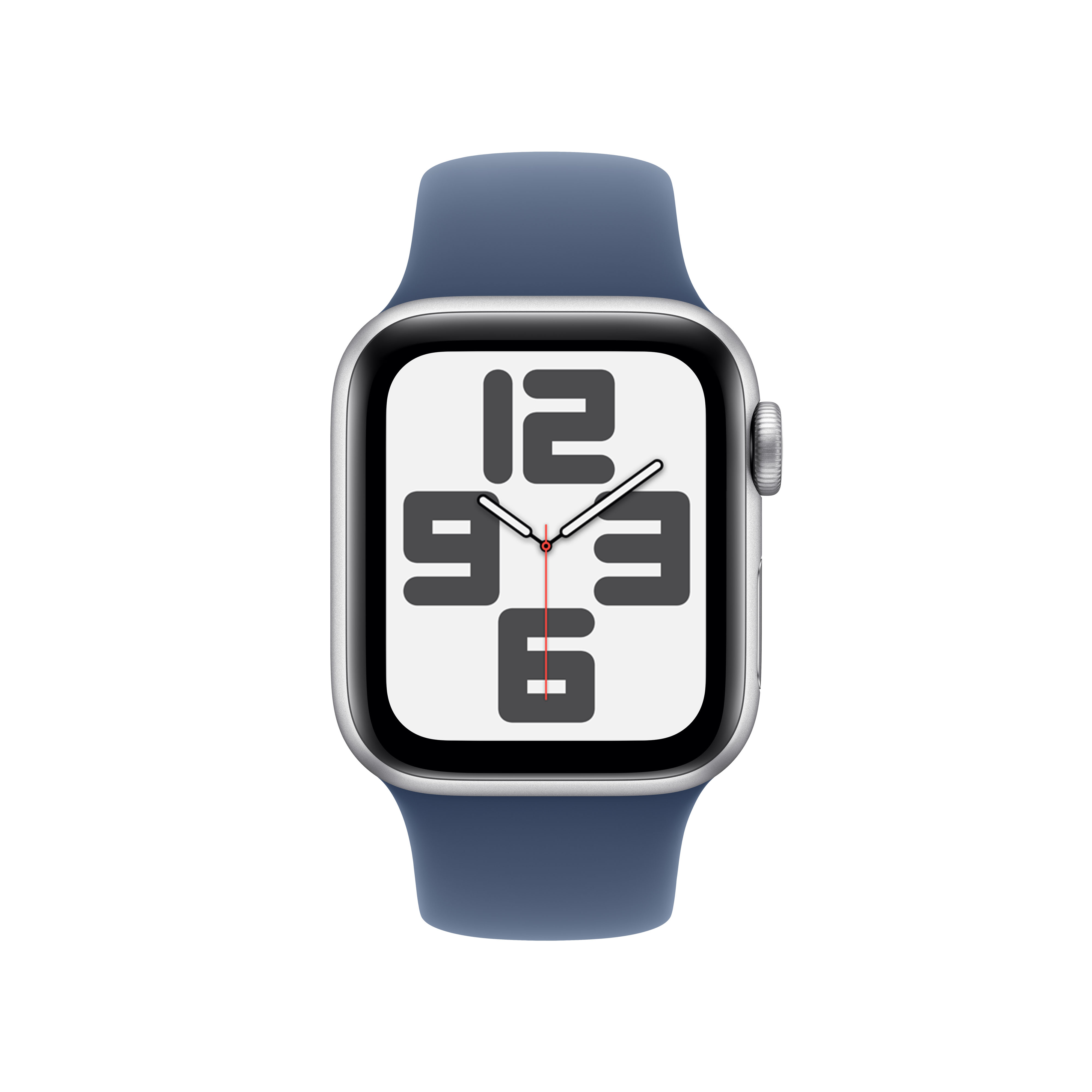Apple Watch SE GPS + Cellular 40mm - Alumínio Prata com Bracelete Desportiva Azul Denim (Tam. M/L) Prata-2