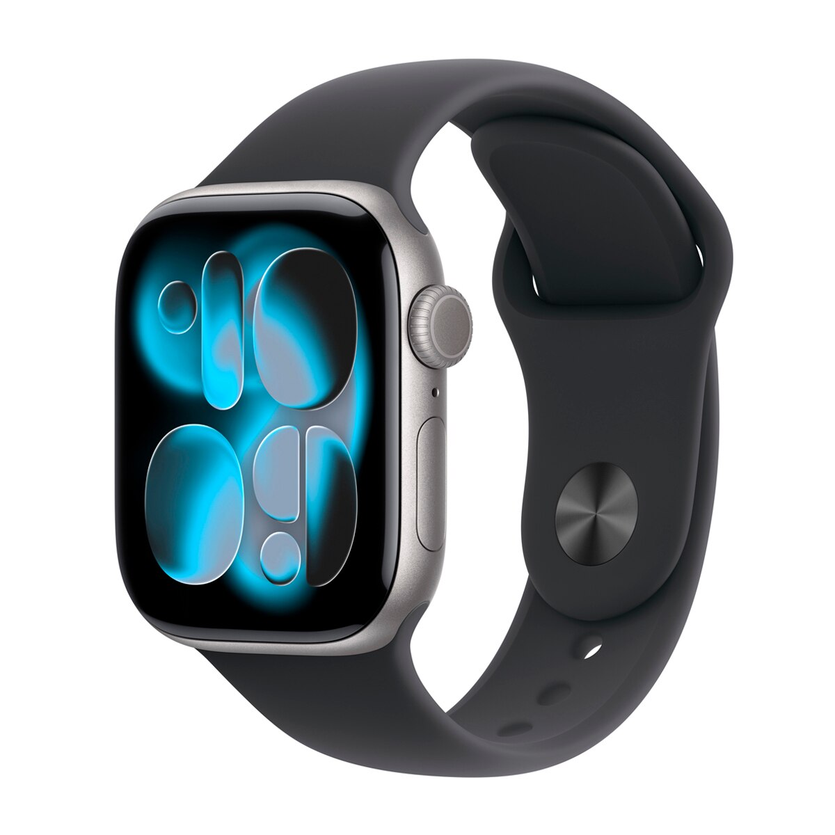 Apple Watch Series 11 GPS + Cellular 42mm Alumínio Space Grey com Bracelete Desportiva Preto (S/M) Alumínio Cinzento Espacial-1