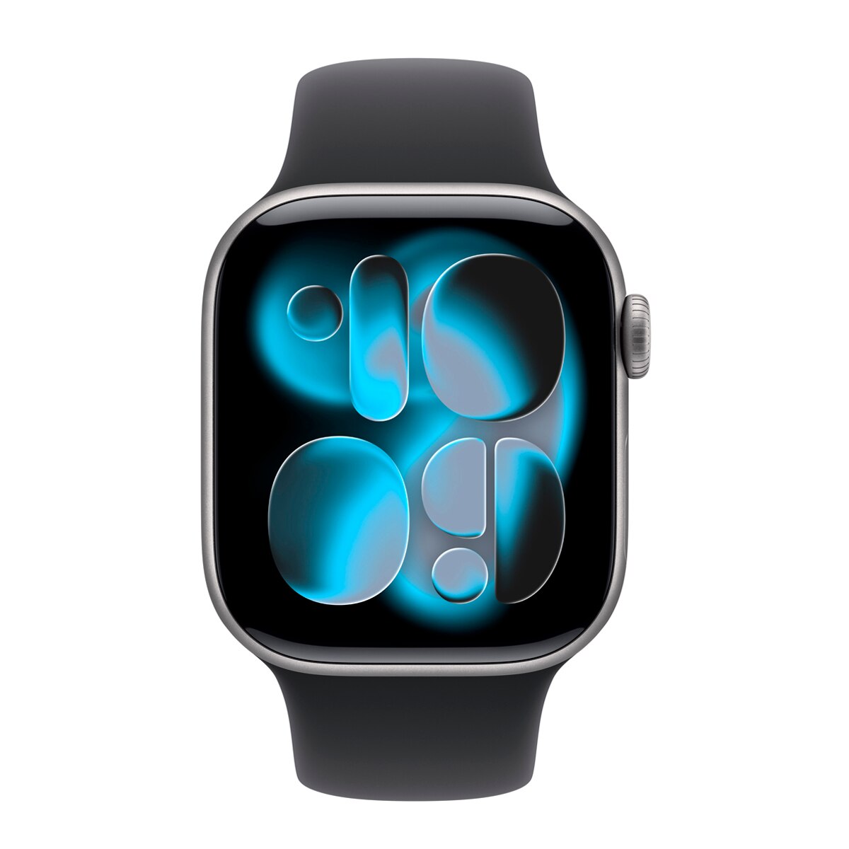 Apple Watch Series 11 GPS + Cellular 42mm Alumínio Space Grey com Bracelete Desportiva Preto (S/M) Alumínio Cinzento Espacial-3