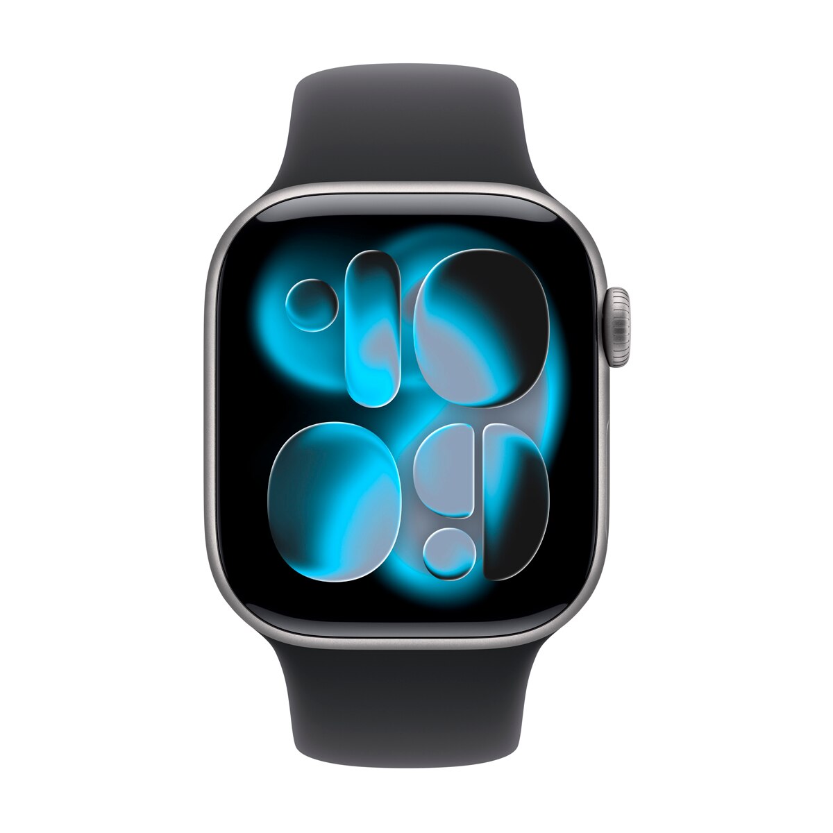 Apple Watch Series 11 GPS + Cellular 42mm Alumínio Space Grey com Bracelete Desportiva Preto (M/L) Alumínio Cinzento Espacial-3