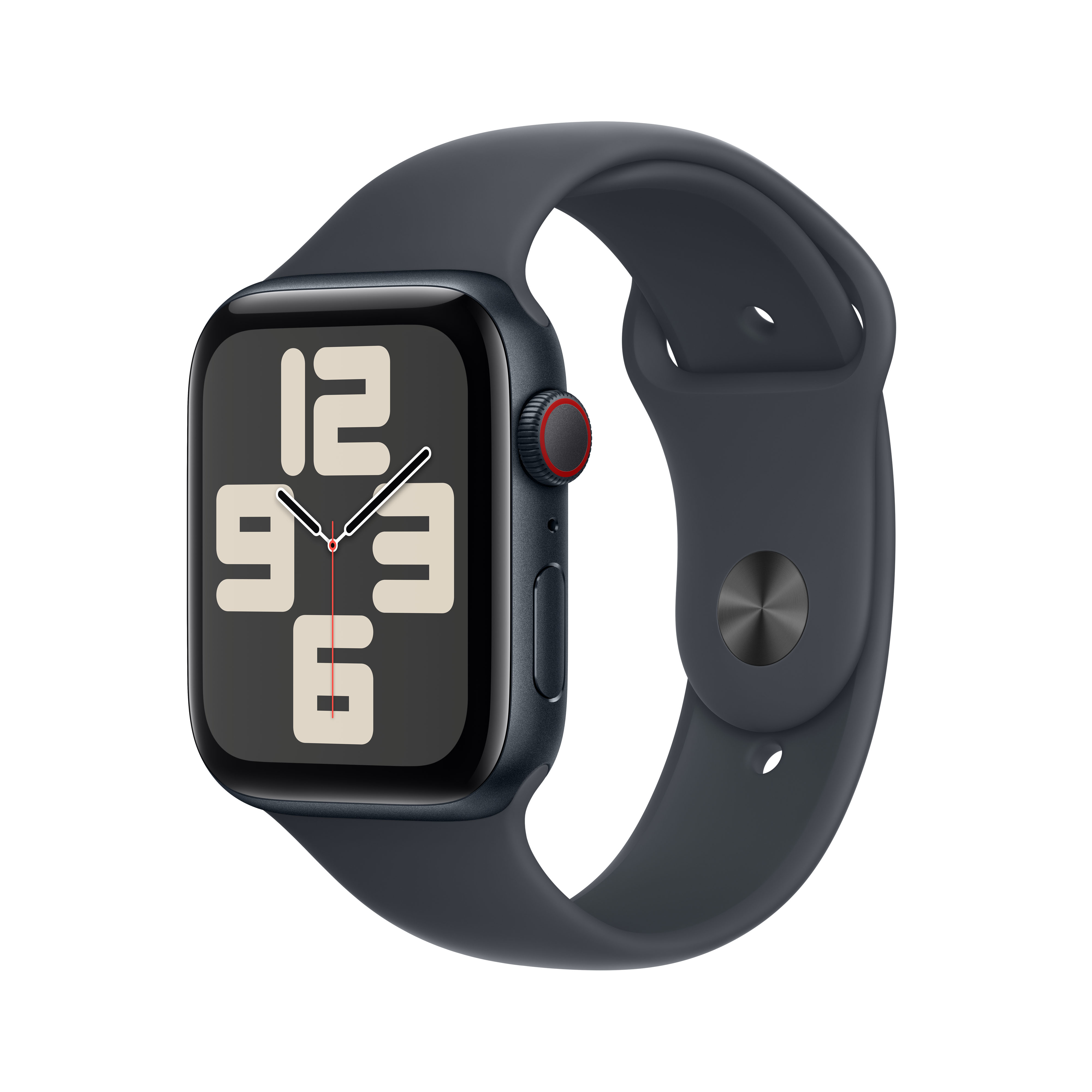 Apple Watch SE GPS + Cellular 44mm - Alumínio Midnight com Bracelete Desportiva Midnight (Tam.M/L) Meia-noite-1