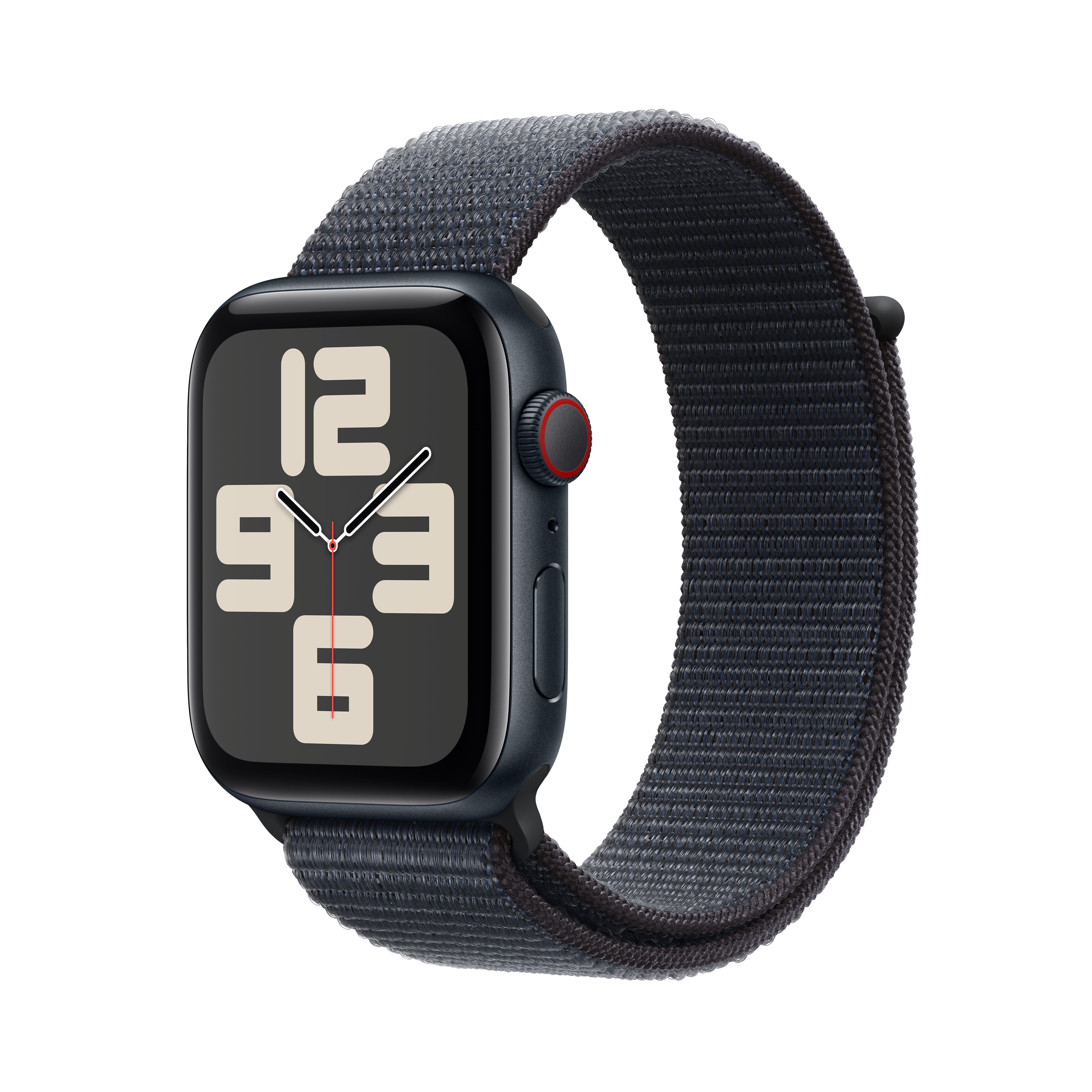 Imagem 0 de Apple Watch SE GPS + Cellular 44mm- Alumínio Midnight com Bracelete Desportiva Loop Ink