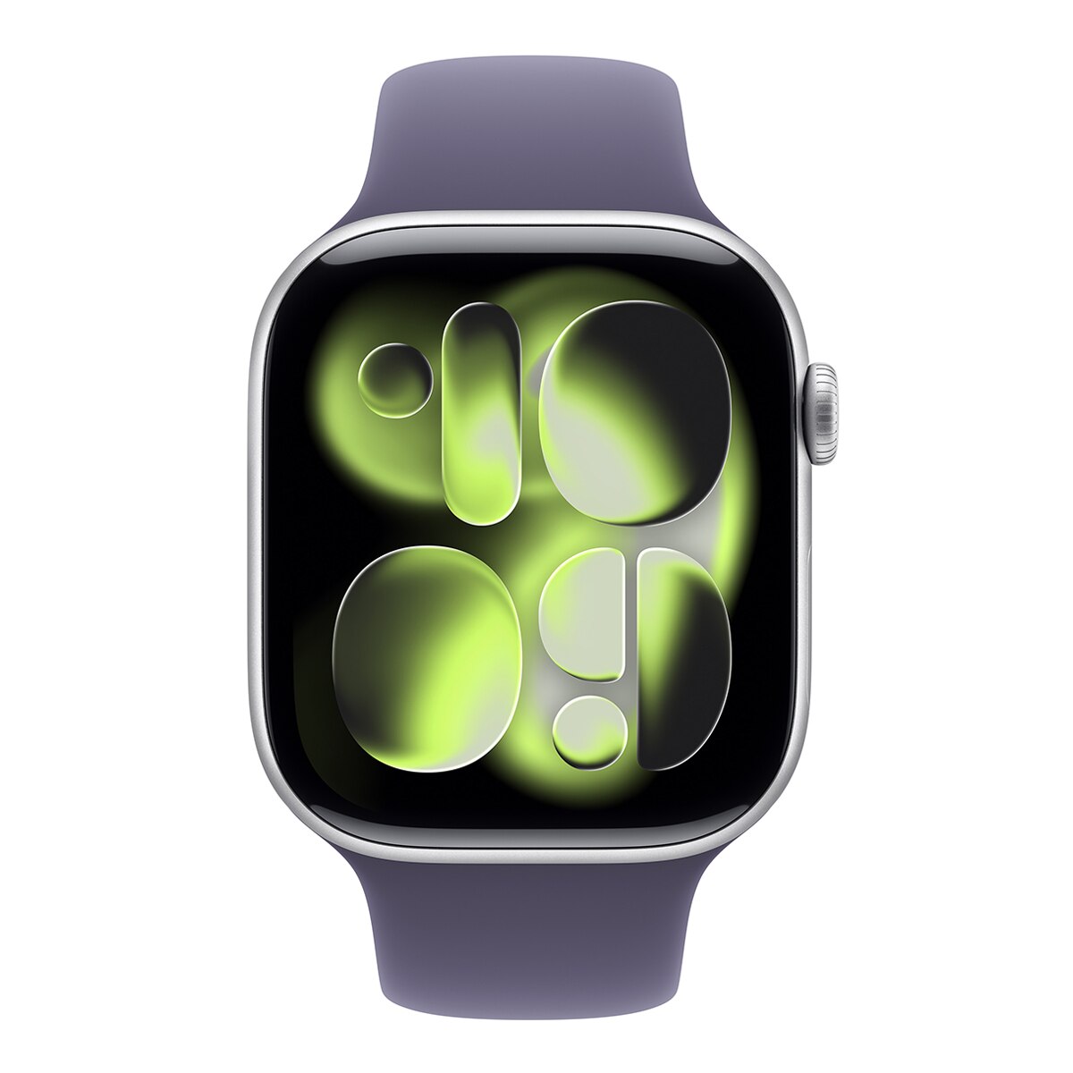 Apple Watch Series 11 GPS 46mm Alumínio Prateado com Bracelete Desportiva Lilás (S/M) Alumínio Prateado-3
