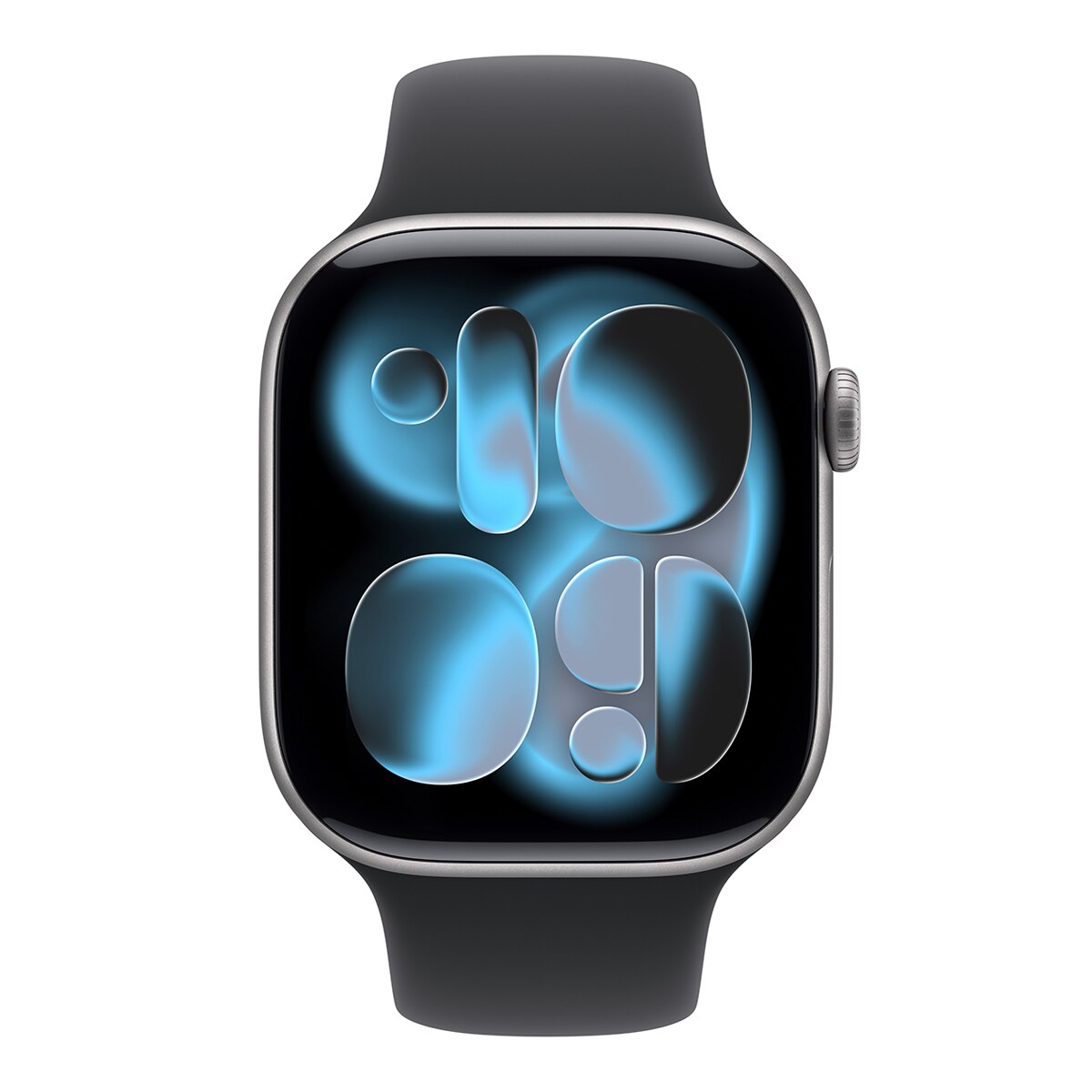 Apple Watch Series 11 GPS + Cellular 46mm Alumínio Space Grey com Bracelete Desportiva Preto (S/M) Alumínio Cinzento Espacial-3