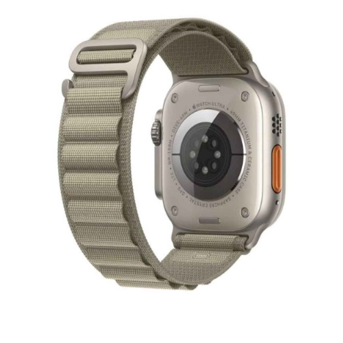 Apple Watch Ultra GPS + Cellular 49mm Titanium com Bracelete Verde (Tam.S) 4