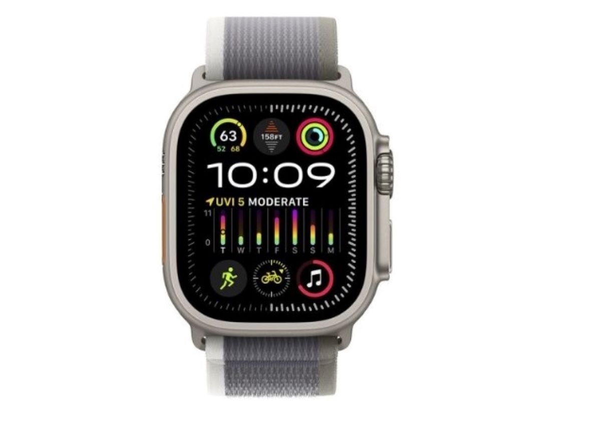 Apple Watch Ultra 2 GPS + Cellular 49mm Titânio c/ Loop Trail Verde/Cinza - Small/Medium 2