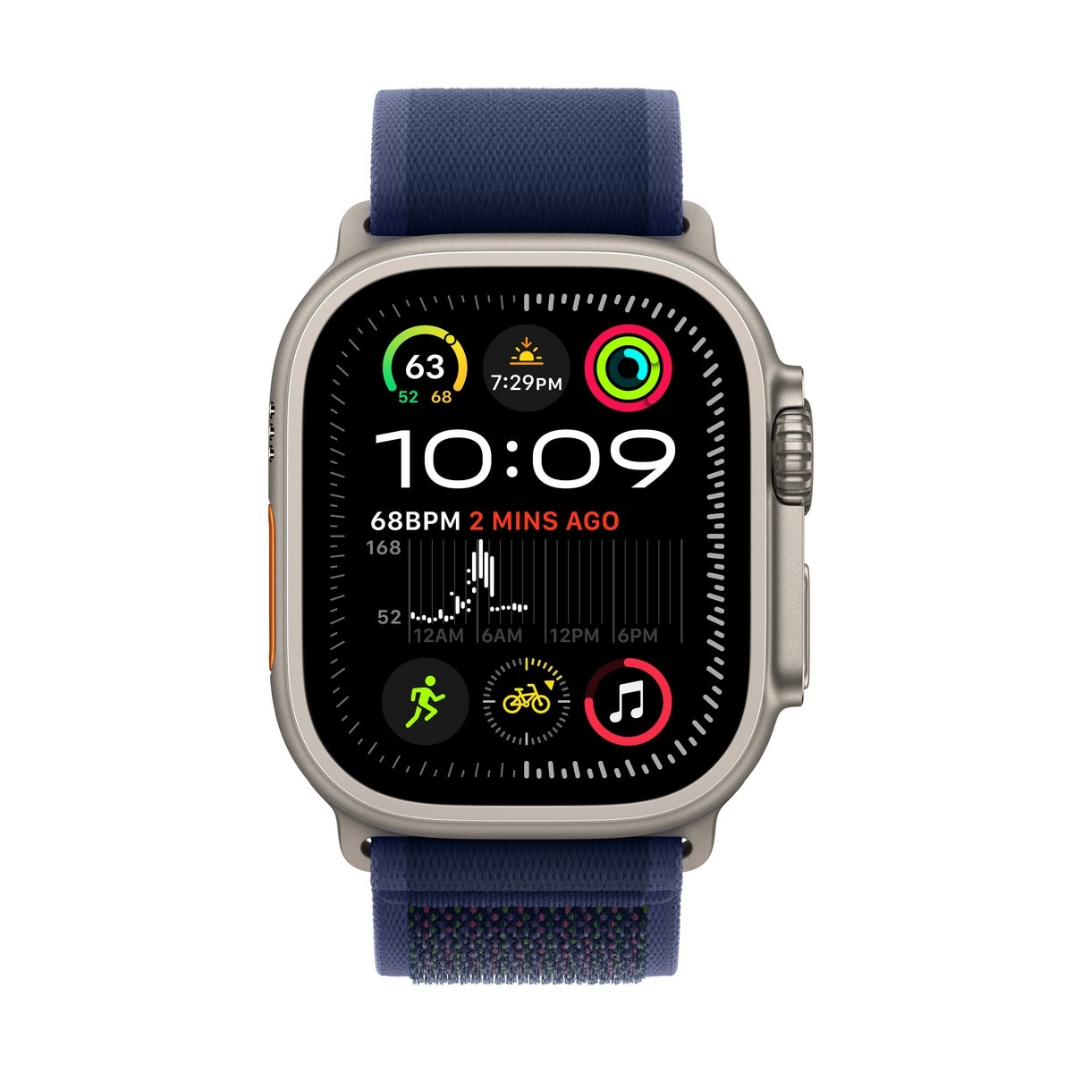 Apple Watch Ultra 2 - Titânio Natural com Bracelete Blue Trail Loop (Tam. S/M) 2