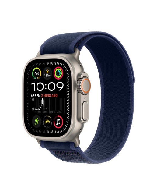 Imagem 0 de Apple Watch Ultra 2 - Titânio Natural com Bracelete Blue Trail Loop (Tam. M/L)