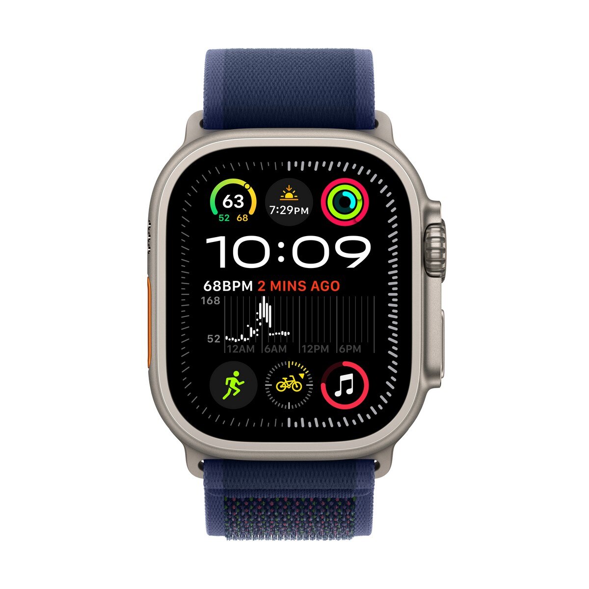 Apple Watch Ultra 2 - Titânio Natural com Bracelete Blue Trail Loop (Tam. M/L) 2