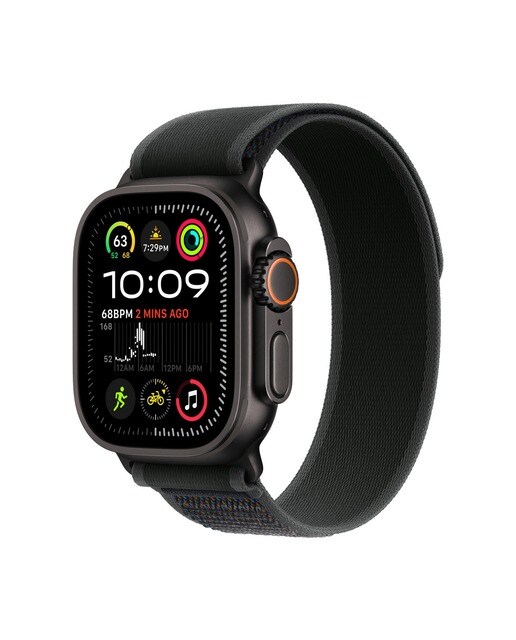 Imagem 0 de Apple Watch Ultra 2 - Titânio Black com Bracelete Black Trail Loop (Tam. S/M)
