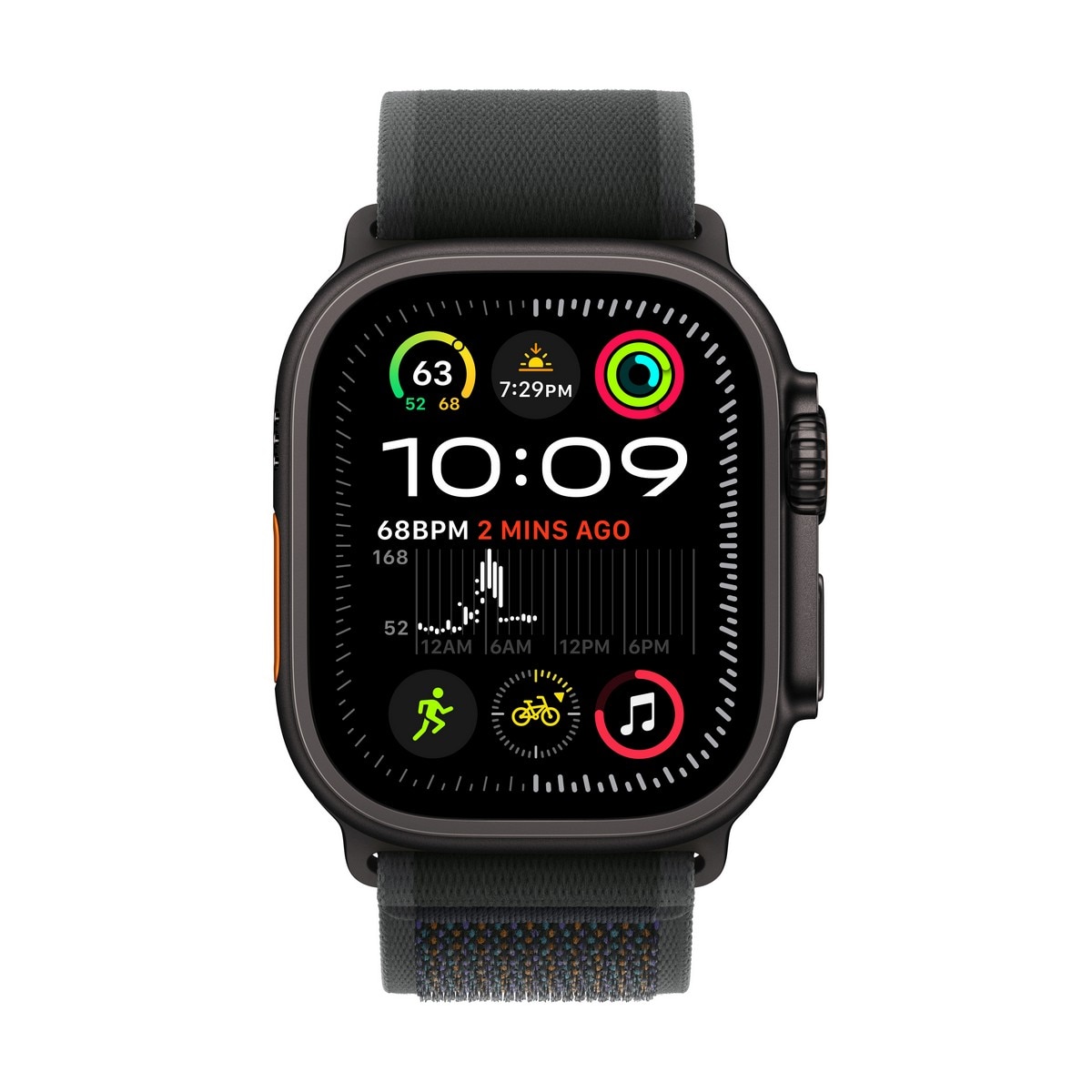 Apple Watch Ultra 2 - Titânio Black com Bracelete Black Trail Loop (Tam. S/M) 2