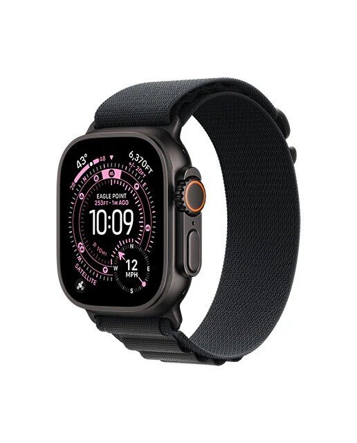 Imagem 0 de Apple Watch Ultra 3 GPS + Cellular 49mm Titânio Preto com Bracelete Loop Preto (S)