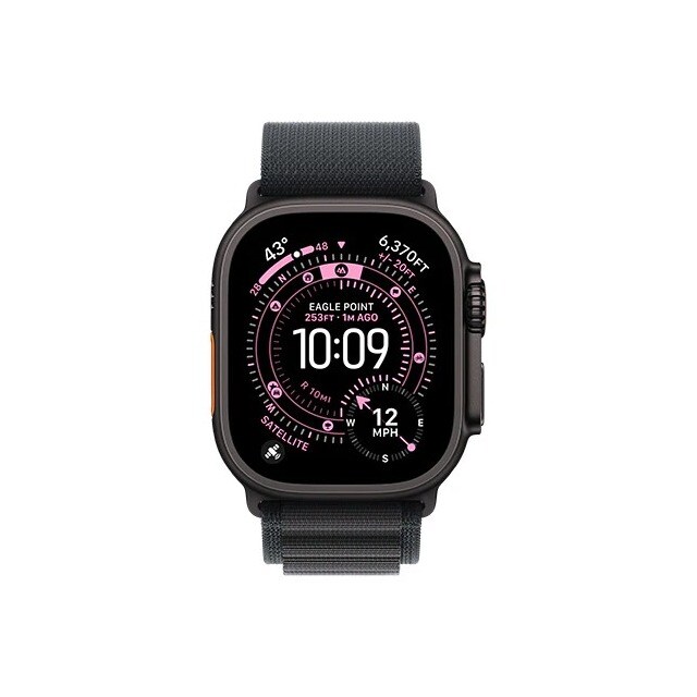 Apple Watch Ultra 3 GPS + Cellular 49mm Titânio Preto com Bracelete Loop Preto (S) Titânio Preto-2