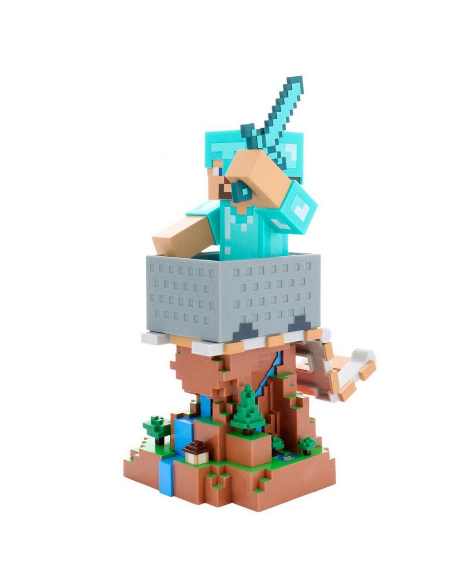 Cable Guys: Minecraft Steve Diamond Armour 3