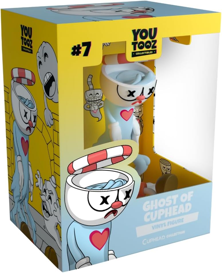 Imagem 0 de Cuphead Youtooz Vinyl Figure Ghost Of Cuphead